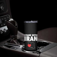 Free Iran Support Iranian MIGA Skinny Tumbler
