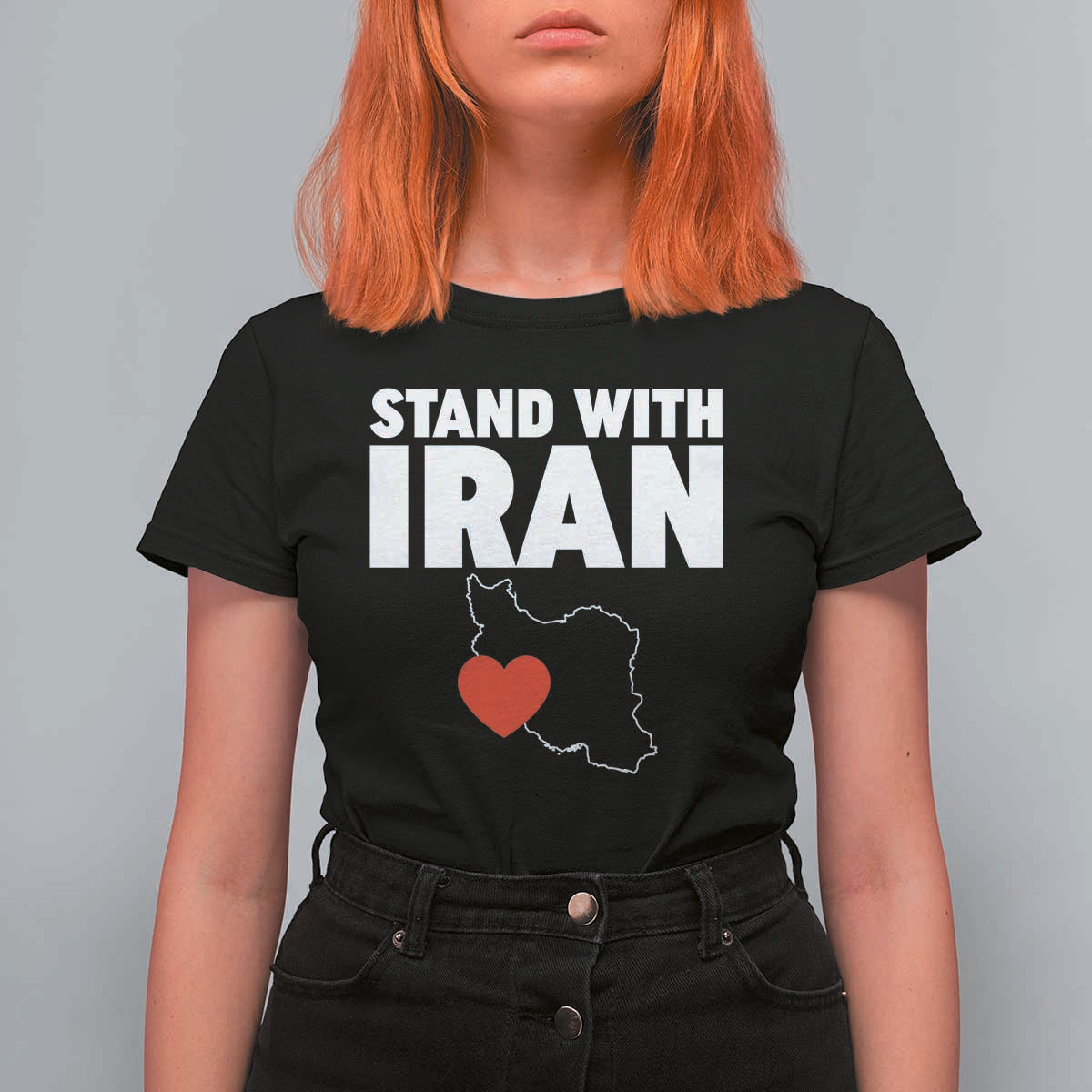 Free Iran Support Iranian MIGA T Shirt For Women