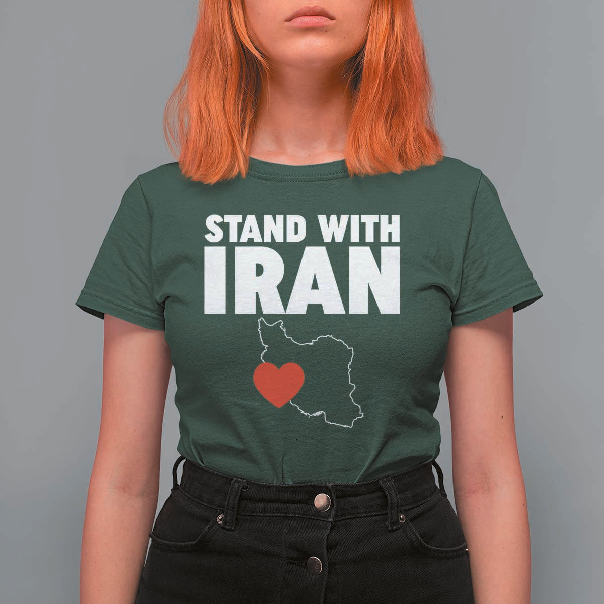 Free Iran Support Iranian MIGA T Shirt For Women