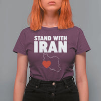 Free Iran Support Iranian MIGA T Shirt For Women