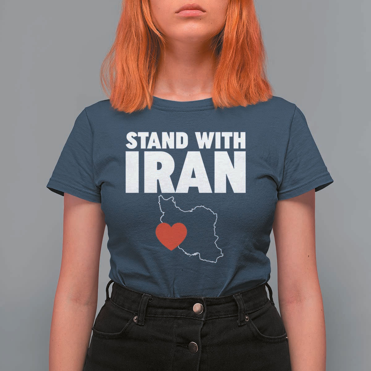 Free Iran Support Iranian MIGA T Shirt For Women