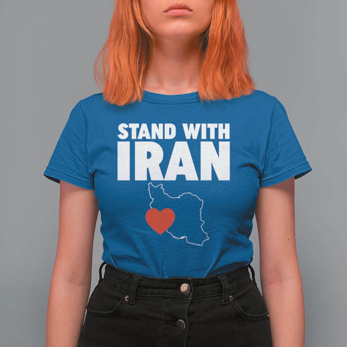 Free Iran Support Iranian MIGA T Shirt For Women