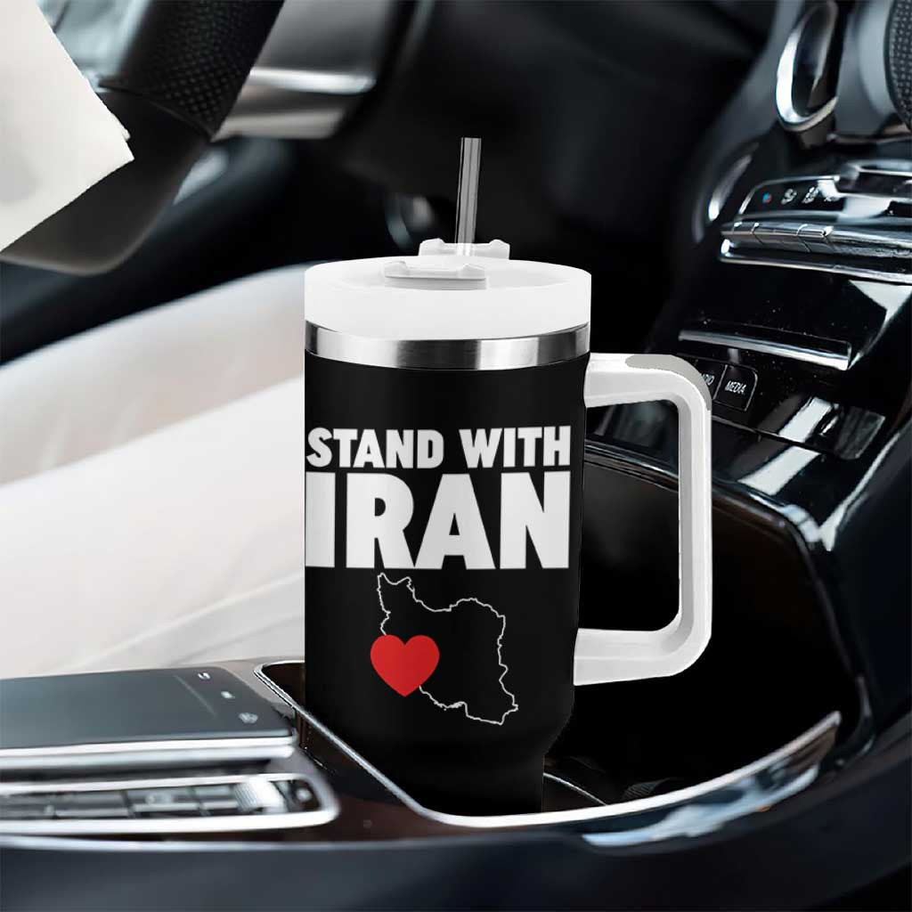 Free Iran Support Iranian MIGA Tumbler With Handle
