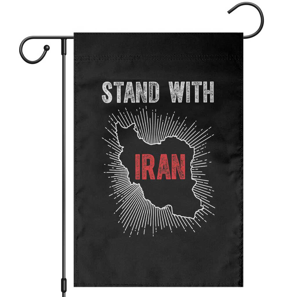 Free Iran Support Garden Flag Stand With Iran