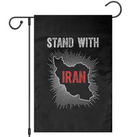 Free Iran Support Garden Flag Stand With Iran