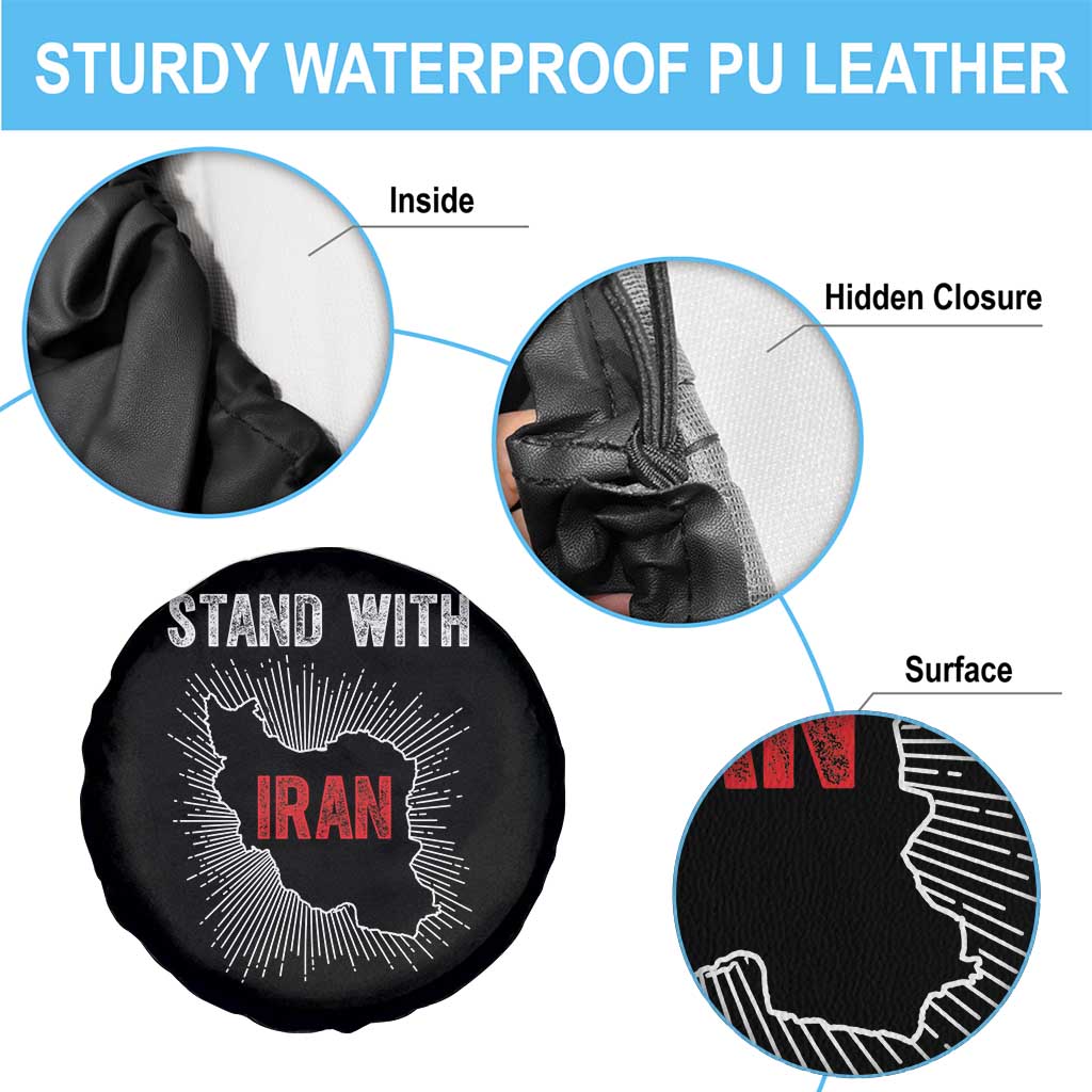 Free Iran Support Spare Tire Cover Stand With Iran