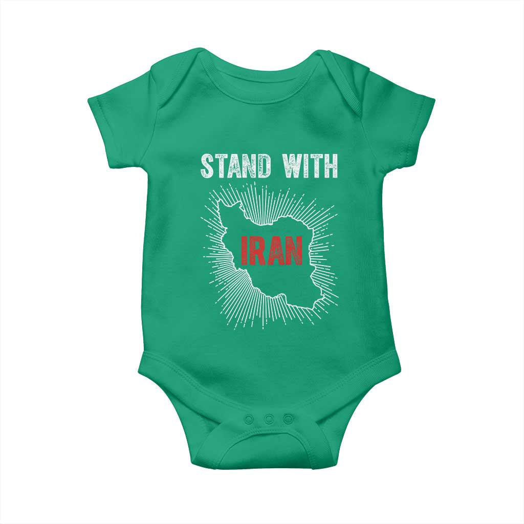 Free Iran Support Baby Onesie Stand With Iran