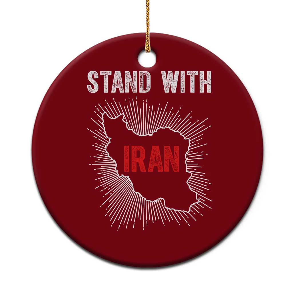 Free Iran Support Ceramic Ornament Stand With Iran