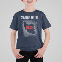 Free Iran Support T Shirt For Kid Stand With Iran