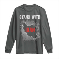 Free Iran Support Long Sleeve Shirt Stand With Iran