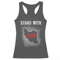Free Iran Support Racerback Tank Top Stand With Iran