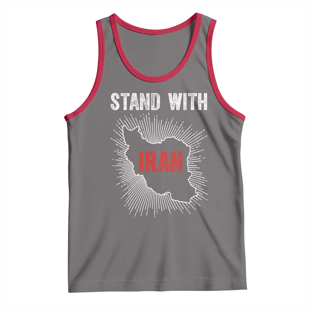 Free Iran Support Tank Top Stand With Iran