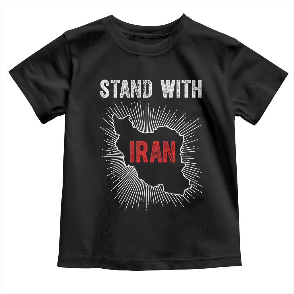 Free Iran Support Toddler T Shirt Stand With Iran