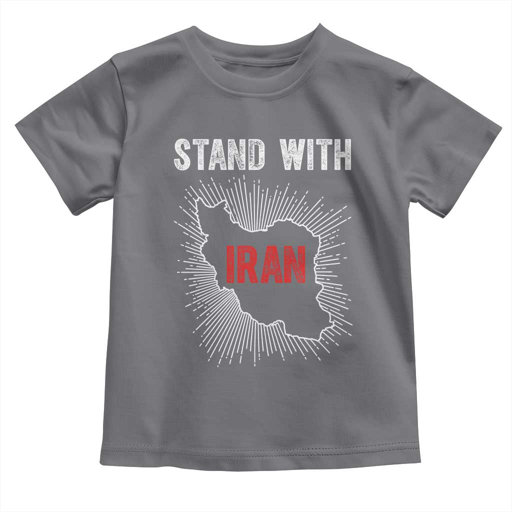 Free Iran Support Toddler T Shirt Stand With Iran