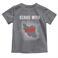 Free Iran Support Toddler T Shirt Stand With Iran