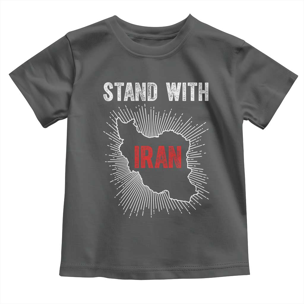 Free Iran Support Toddler T Shirt Stand With Iran