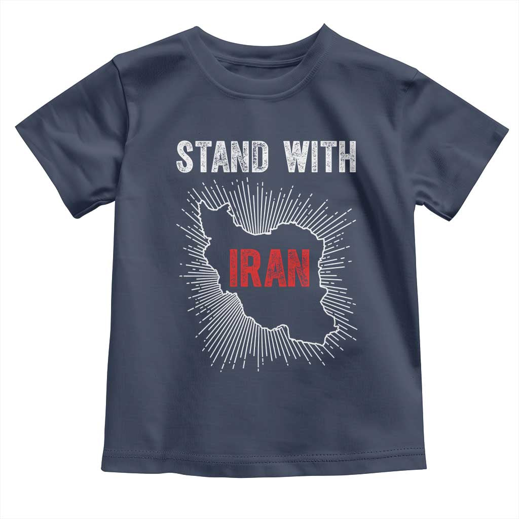 Free Iran Support Toddler T Shirt Stand With Iran