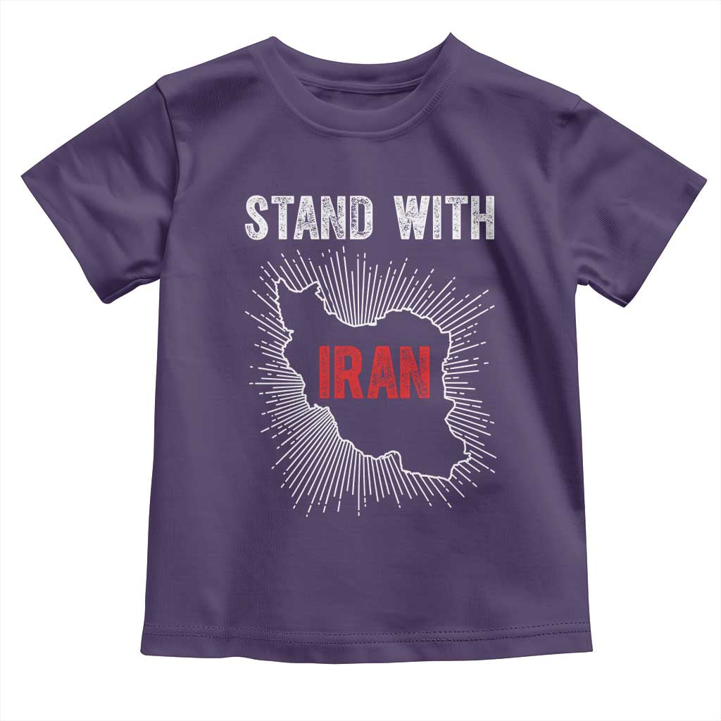 Free Iran Support Toddler T Shirt Stand With Iran