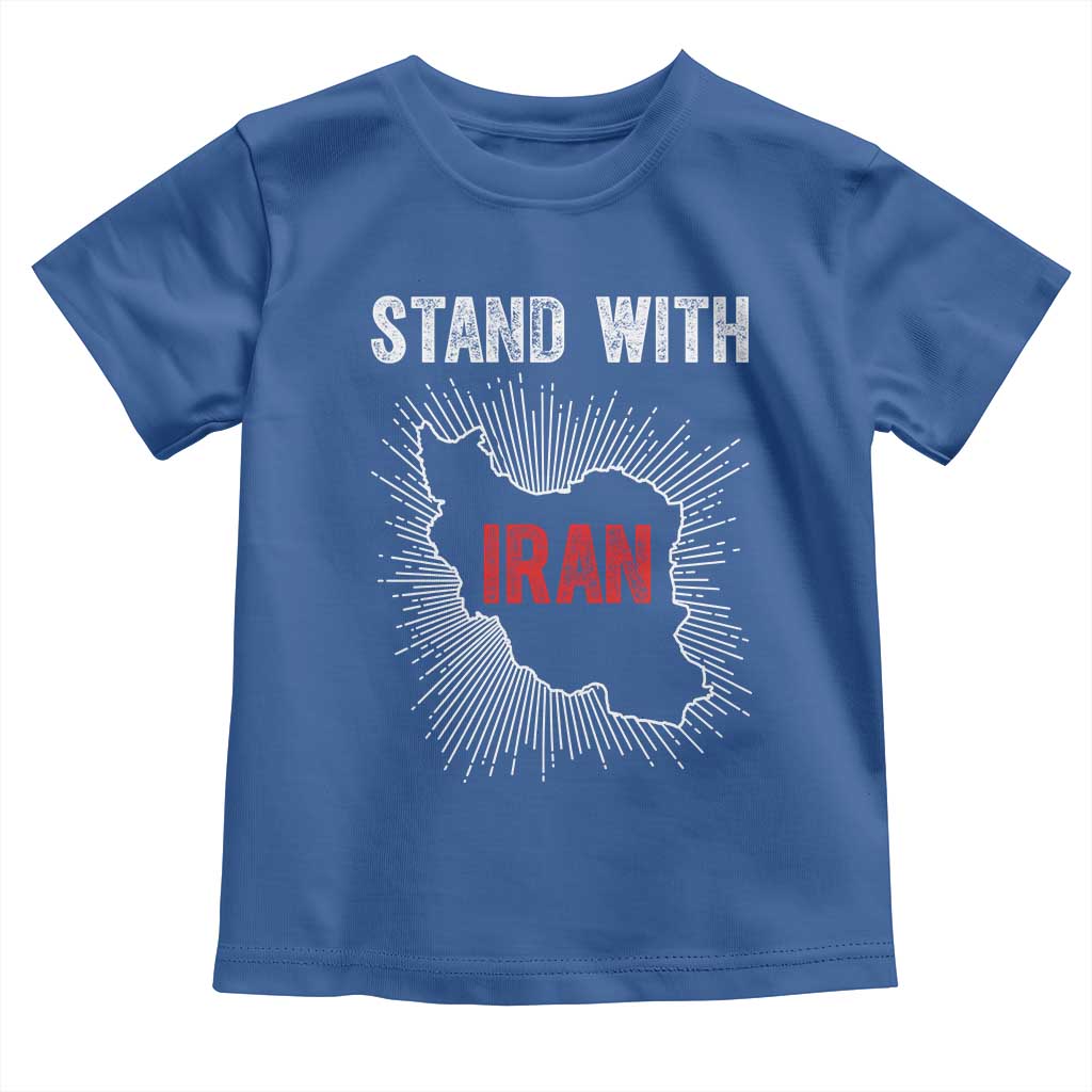 Free Iran Support Toddler T Shirt Stand With Iran