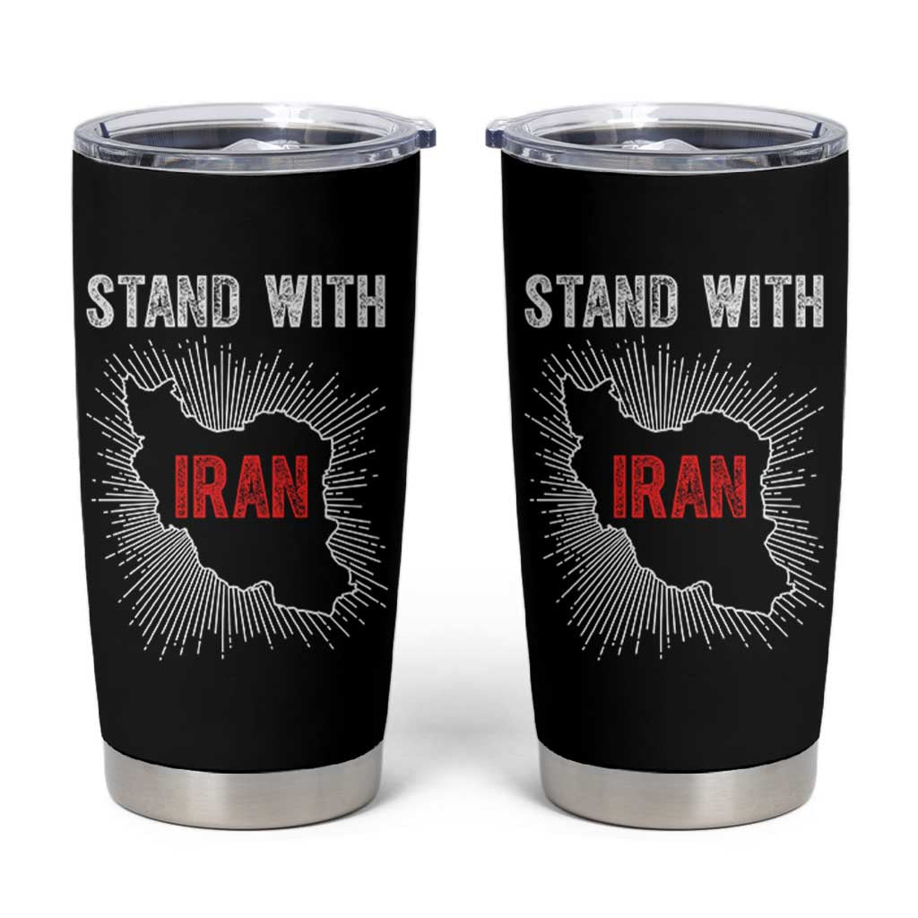 Free Iran Support Tumbler Cup Stand With Iran