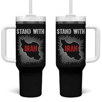 Free Iran Support Tumbler With Handle Stand With Iran
