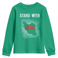 Free Iran Support Youth Sweatshirt Stand With Iran
