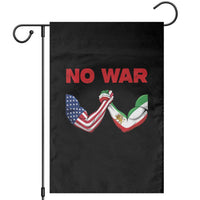Free Iran Garden Flag No War Support Iranian Freedom