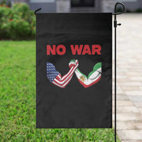 Free Iran Garden Flag No War Support Iranian Freedom