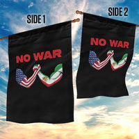 Free Iran Garden Flag No War Support Iranian Freedom