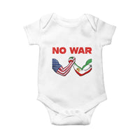 Free Iran Baby Onesie No War Support Iranian Freedom