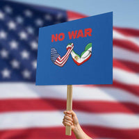 Free Iran Protest Sign No War Support Iranian Freedom
