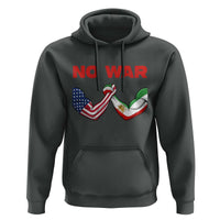 Free Iran Hoodie No War Support Iranian Freedom
