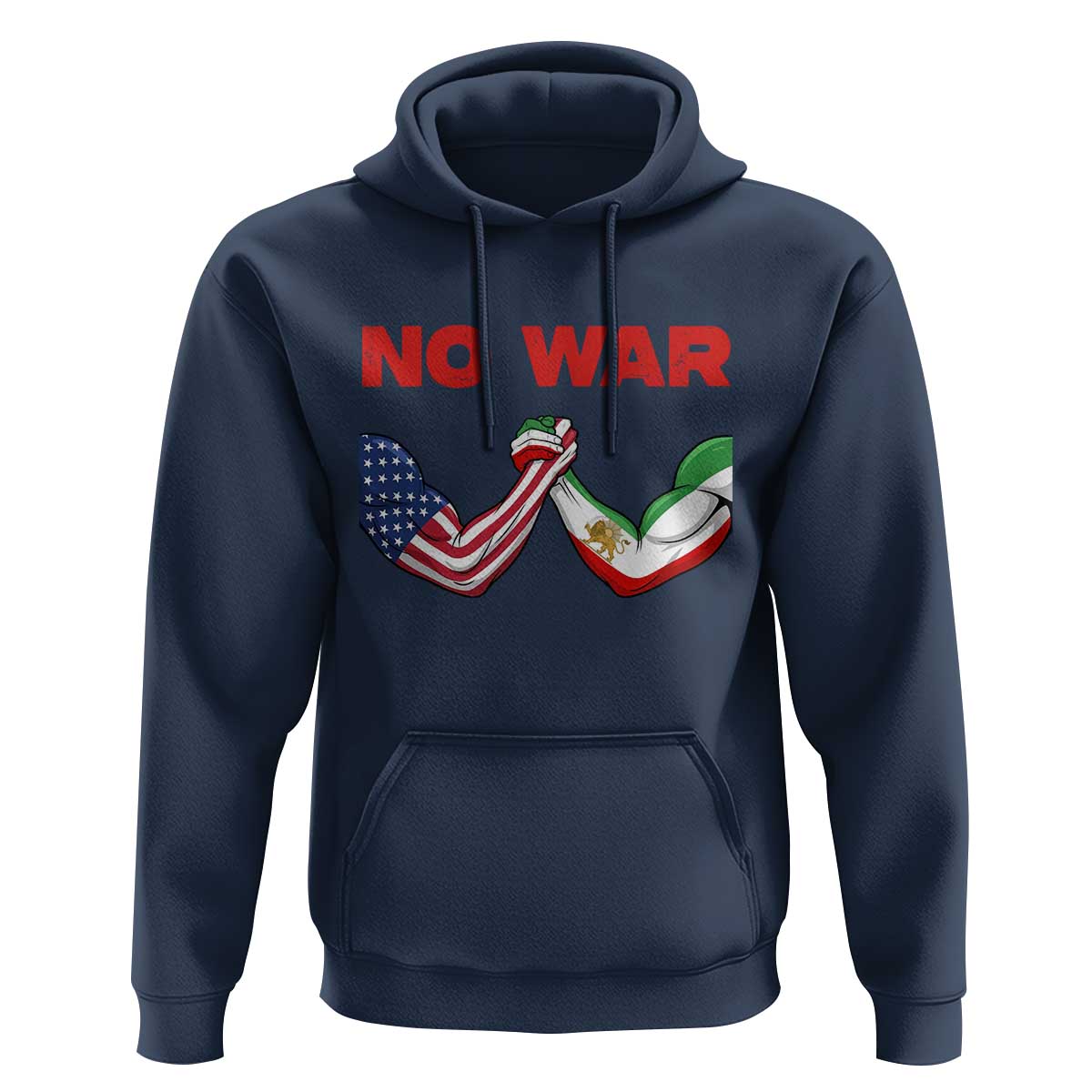 Free Iran Hoodie No War Support Iranian Freedom