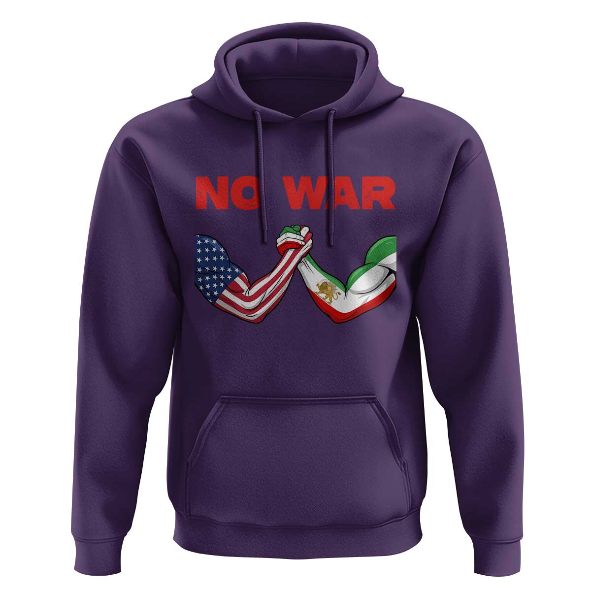 Free Iran Hoodie No War Support Iranian Freedom