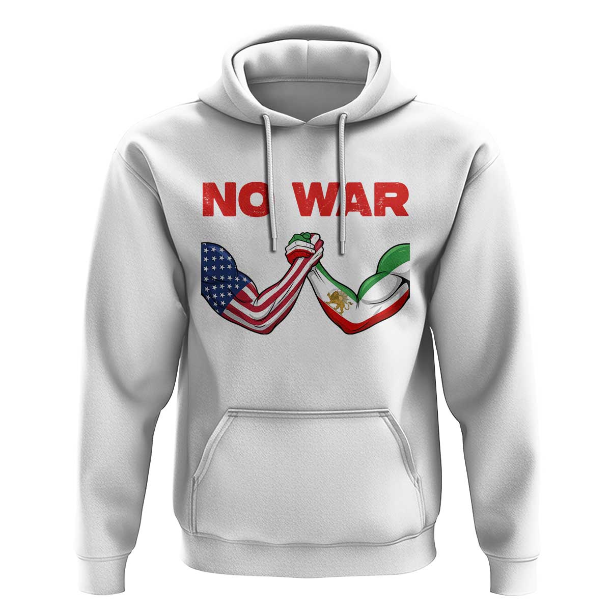 Free Iran Hoodie No War Support Iranian Freedom