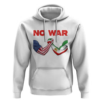 Free Iran Hoodie No War Support Iranian Freedom