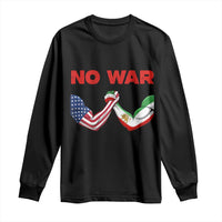 Free Iran Long Sleeve Shirt No War Support Iranian Freedom