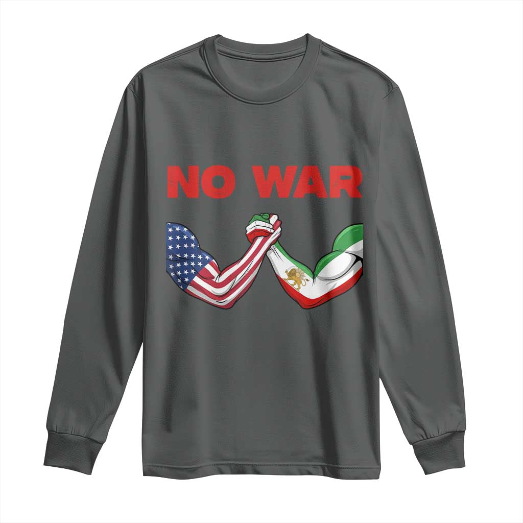 Free Iran Long Sleeve Shirt No War Support Iranian Freedom