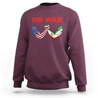 Free Iran Sweatshirt No War Support Iranian Freedom