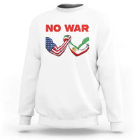 Free Iran Sweatshirt No War Support Iranian Freedom