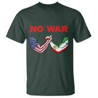 Free Iran T Shirt No War Support Iranian Freedom
