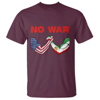 Free Iran T Shirt No War Support Iranian Freedom
