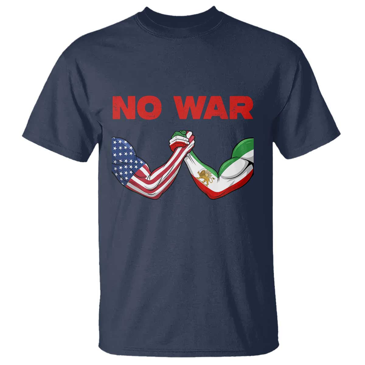 Free Iran T Shirt No War Support Iranian Freedom