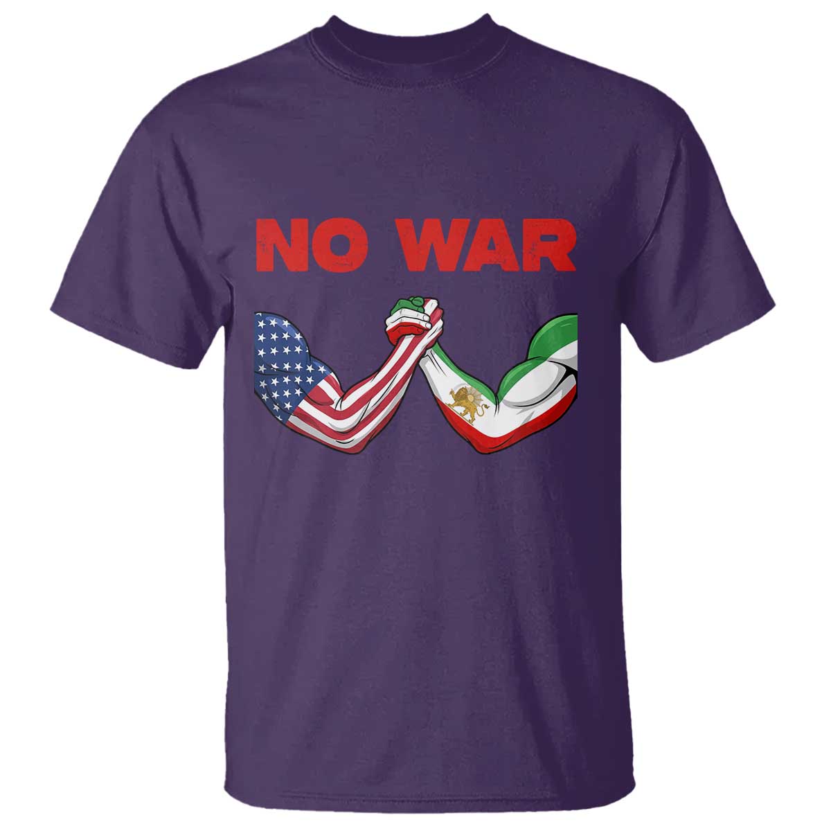 Free Iran T Shirt No War Support Iranian Freedom