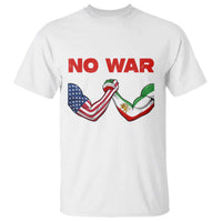 Free Iran T Shirt No War Support Iranian Freedom