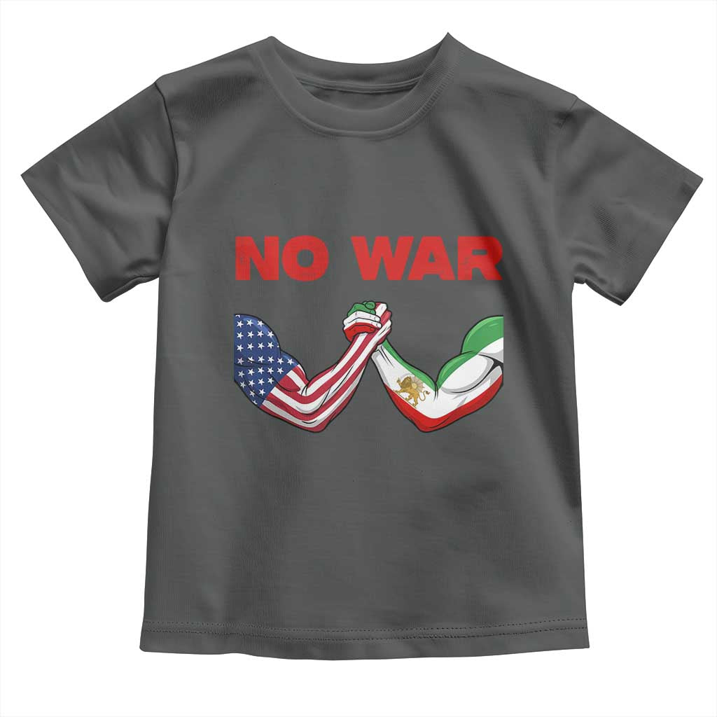 Free Iran Toddler T Shirt No War Support Iranian Freedom
