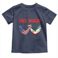 Free Iran Toddler T Shirt No War Support Iranian Freedom