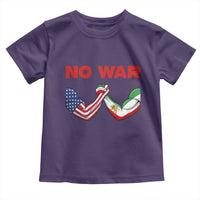 Free Iran Toddler T Shirt No War Support Iranian Freedom