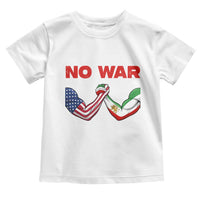 Free Iran Toddler T Shirt No War Support Iranian Freedom