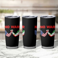Free Iran Tumbler Cup No War Support Iranian Freedom